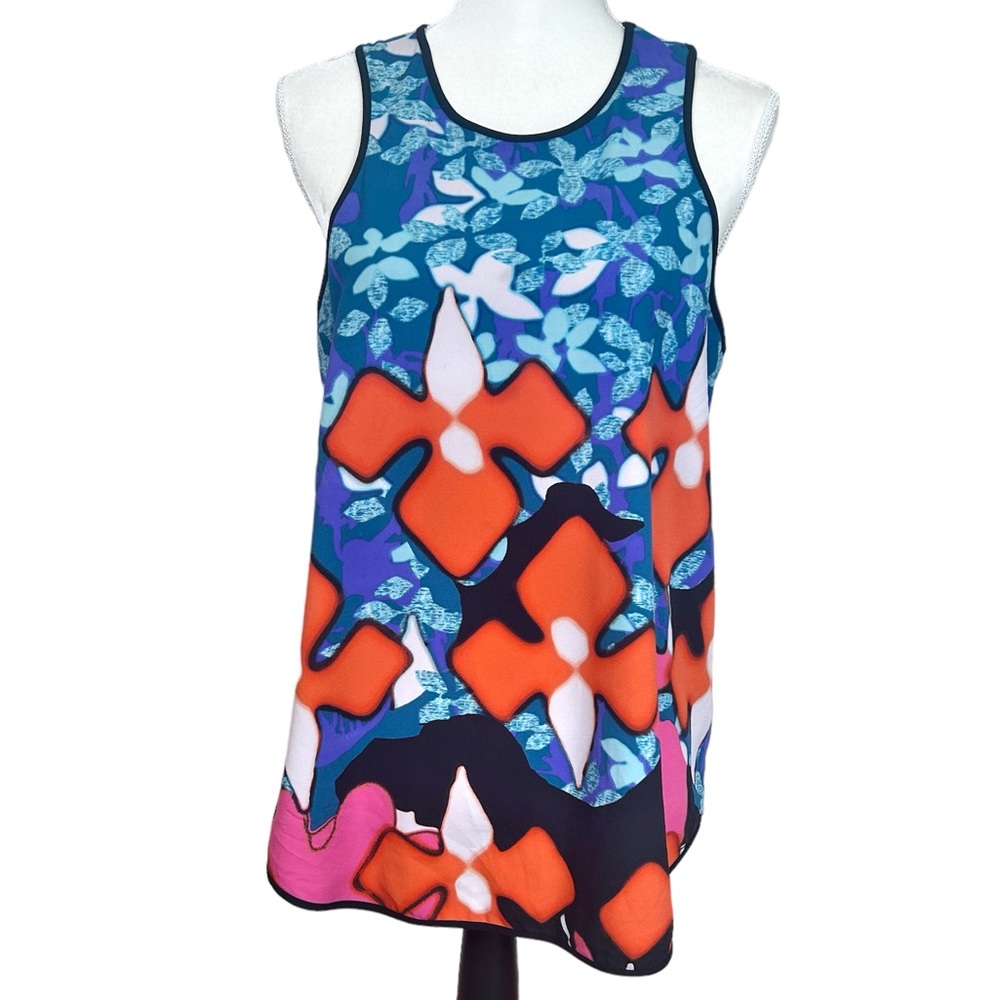4/$25 Target Peter Pilotto Bright floral tank top blouse